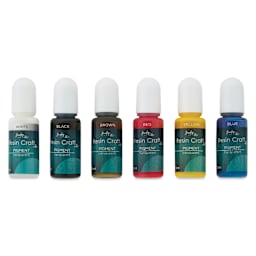 Jewelry Made By Me Liquid Pigment - Set of 6, Essential Transparent, 10 ml Bottles