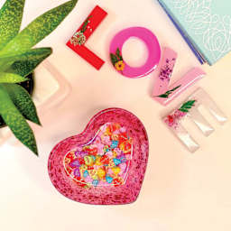 Jewelry Made By Me Liquid Pigment - Set of 3, Love applied to example resin art