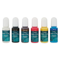 Jewelry Made By Me Liquid Pigment - Set of 6, Essential Opaques, 10 ml Bottles