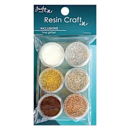 Jewelry Made By Me Glitter Inclusions - Pkg of 6, Neutral Glitter, Fine front of packaging