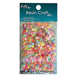 Jewelry Made By Me Polymer Clay Inclusions - Fruit, Flowers and Sprinkles front of packaging