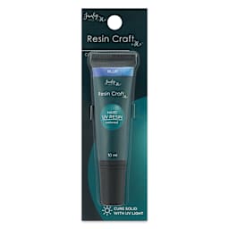 Jewelry Made By Me Colored UV Resin - Blue, 10 ml Tube front of packaging