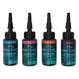 Jewelry Made By Me UV Resin Icing - Set of 4, Bloom Colors, 10 ml Bottles