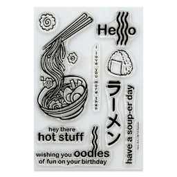 Hero Arts Ramen Clear Stamp Set - Set of 9