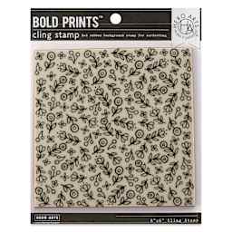 Hero Arts Rubber Cling Stamps - Whimsy Floral, 6" x 6" front of packaging