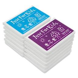 Hero Arts Just For Kids Ink Pads - Set of 12, Assorted, pads stacked on each other