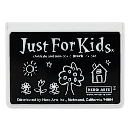 Hero Arts Just For Kids Ink Pad - Black, front of closed pad