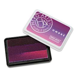 Hero Arts Ombre Ink Pad - Hydrangea with lid removed