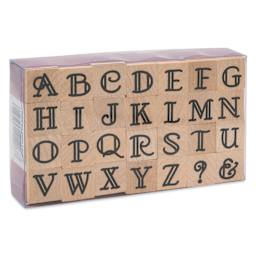 Hero Arts Letters Woodblock Stamp Set - Art Deco, Set of 28