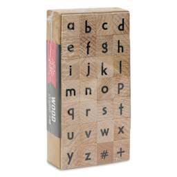 Hero Arts Letters Woodblock Stamp Set - Set of 28, Lowercase Craft