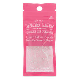 John Bead Bead Bar Czech Glass Bead Assortment - Crystal, 20 g front of packaging