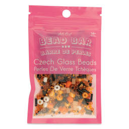 John Bead Bead Bar Czech Glass Bead Assortment - Halloween, 50 g front of packaging