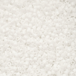 John Bead Cylin 11/0 Cylindrical Seed Beads - Chalk White