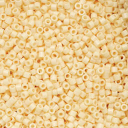 John Bead Cylin 11/0 Cylindrical Seed Beads - Dark Cream