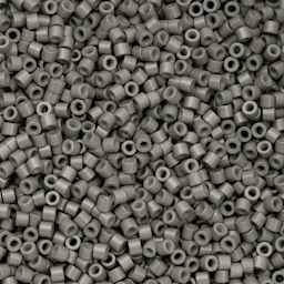 John Bead Cylin 11/0 Cylindrical Seed Beads - Grey Opaque