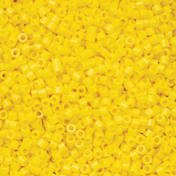 John Bead Cylin 11/0 Cylindrical Seed Beads - Yellow Opaque
