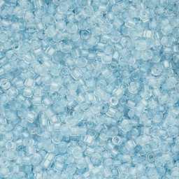 John Bead Cylin 11/0 Glow in the Dark Cylindrical Seed Beads - Blue, 25g