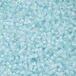 John Bead Cylin 11/0 Glow in the Dark Cylindrical Seed Beads - Sky, 25g