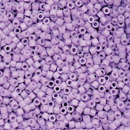 John Bead Cylin 11/0 Cylindrical Seed Beads - Light Purple Opaque