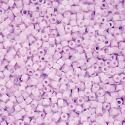 John Bead Cylin 11/0 Matte Macaron Cylindrical Seed Beads - Lavender