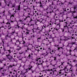 John Bead Cylin 11/0 Cylindrical Seed Beads - Violet Opaque