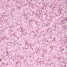 John Bead Cylin 11/0 Glow in the Dark Cylindrical Seed Beads - Violet, 25g