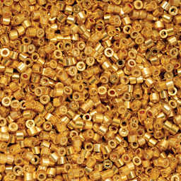 John Bead Cylin 11/0 Cylindrical Seed Beads - Gold AB