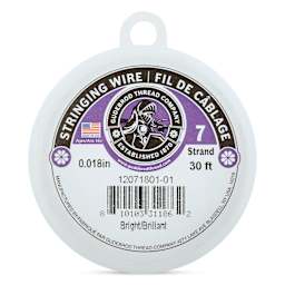 Gudebrod 7 Strand Stainless Steel Stringing Wire - 30' x .018"