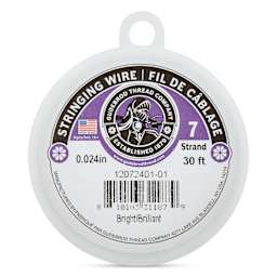 Gudebrod 7 Strand Stainless Steel Stringing Wire - 30' x .024"