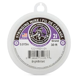 Gudebrod 21 Strand Stainless Steel Stringing Wire - 30' x .015"