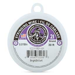 Gudebrod 21 Strand Stainless Steel Stringing Wire - 30' x .018"