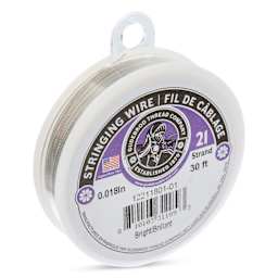 Gudebrod 21 Strand Stainless Steel Stringing Wire - 30' x .018" 