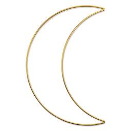 John Bead Iron Metal Shapes Macramé Frame - Moon, 200 mm