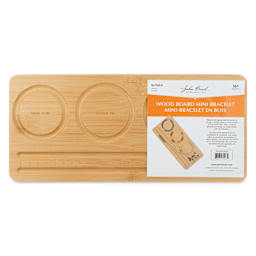 John Bead Wood Bead Board - Mini Bracelet, 13 x 28.5 cm front of packaging