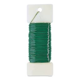 FloraCraft Floral Paddle Wire - Green, 24 gauge