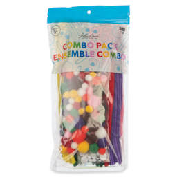 John Bead Mixed Craft Combo Pack - Pkg of 300, Essentials Mix front of packaging