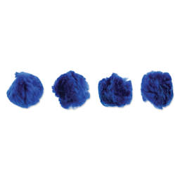 John Bead Pom Poms - Pkg of 20, Dark Blue, 2"