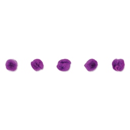 John Bead Pom Poms - Pkg of 65, Purple, 1/2"