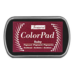 Jacquard ColorPad Pigment Ink Pad - Ruby front of packaging