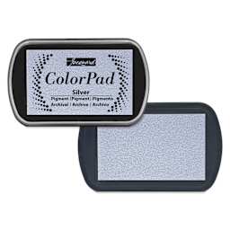 Jacquard ColorPad Pigment Ink Pad - Metallic Silver