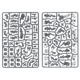 Warhammer 40K Chaos Space Marines Chaos Terminator Squad, intact sprues