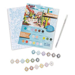Paint The Town By Numbers Painted Desert Kit (set contents)