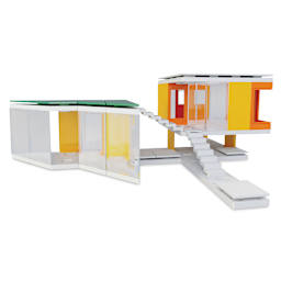 Arckit Mini Modern Colours 2.0 Architectural Kit -  Finished 2-part modular house