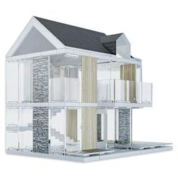 Arckit 90 Architectural Model Kit (Finished example)