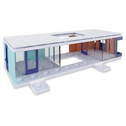 Arckit Desert Living Architectural Model Building Kit - finished example