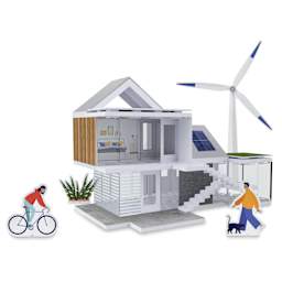 Arckit Go Eco Architectural Model Building Kit - finished