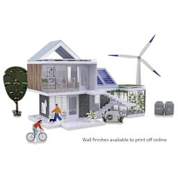 Arckit Go Eco Architectural Model Building Kit - with wall finishes