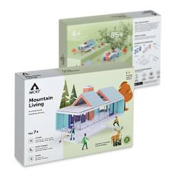 Arckit Mountain Living Model Kit (front and back of package)