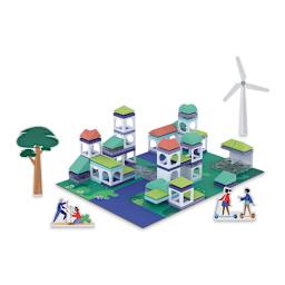 Arckit Greenscape Village Model Kit (finished example with paper figures)