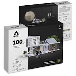 Arckit 100 sqm. Architectural Model Building Kit, front and back of box